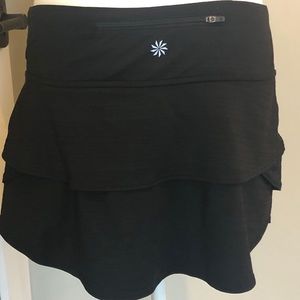 Athleta Swagger Skort Tiered Black Sz S